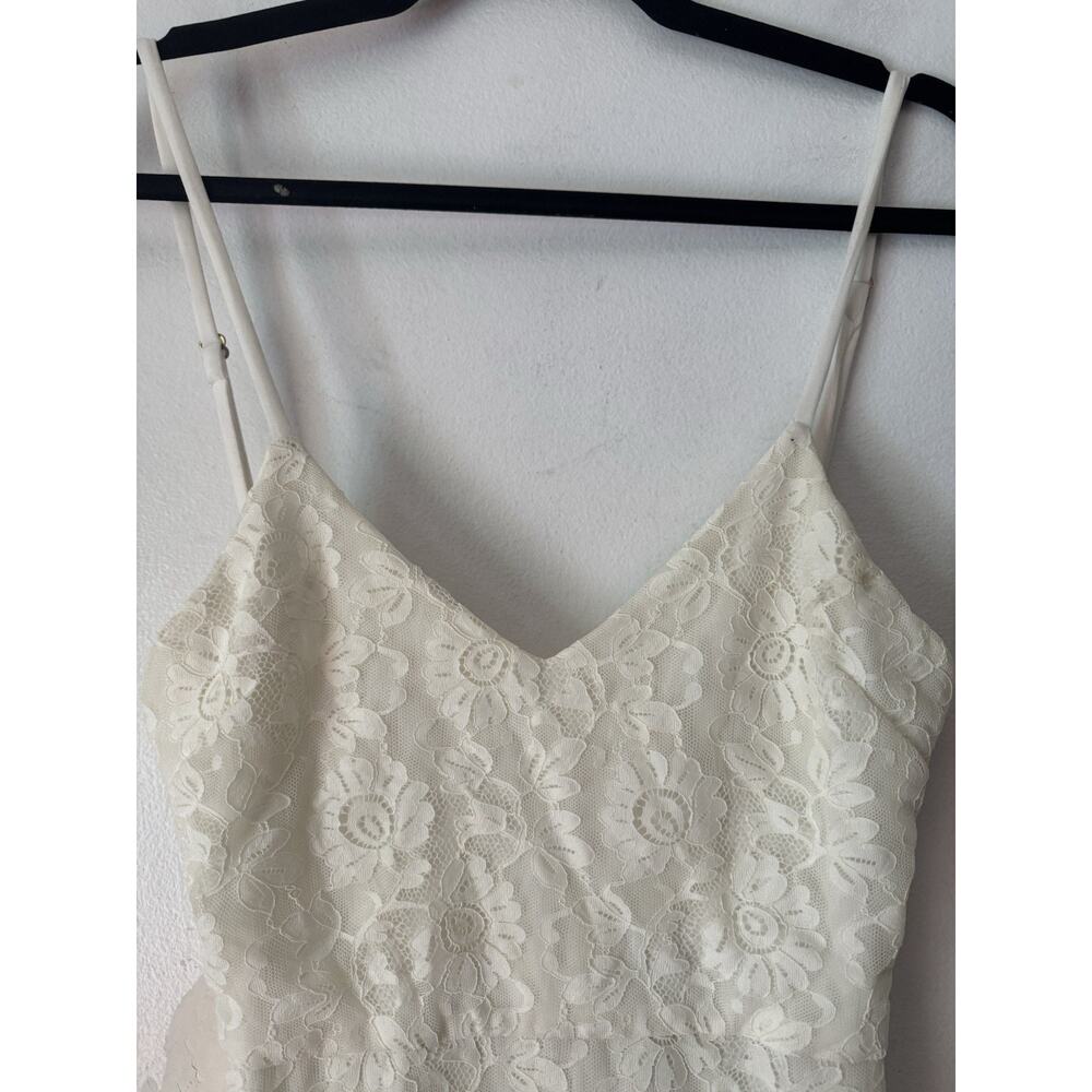 Free People X Gwen Jones Amelia Ivory Lace Fringe Wedding Dress Size XS - Picture 7 of 12